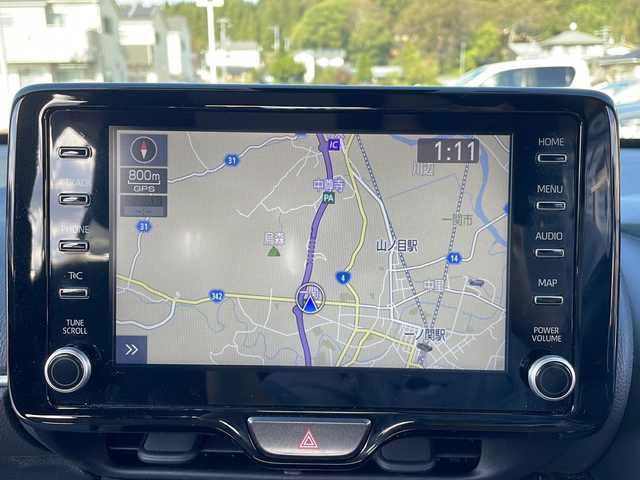 トヨタ ヤリスクロス ハイブリッド G 岩手県 2022(令4)年 4.6万km ホワイトパールクリスタルシャイン ワンオーナー/禁煙車/純正ディスプレイオーディオ/AM/FM/Bluetooth/サイド/バックカメラ/全方位カメラ/ETC/前後ドライブレコーダー/レーダークルーズコントロール/衝突被害軽減ブレーキ/レーンキープアシスト/横滑り防止装置/オートライト/オートハイビーム/LEDヘッドライト/スマートキー/プッシュスタート/電動格納ミラー/純正16インチAW/積込スタッドレスタイヤ　/純正フロアマット/純正ドアバイザー/保証書/取扱説明書
