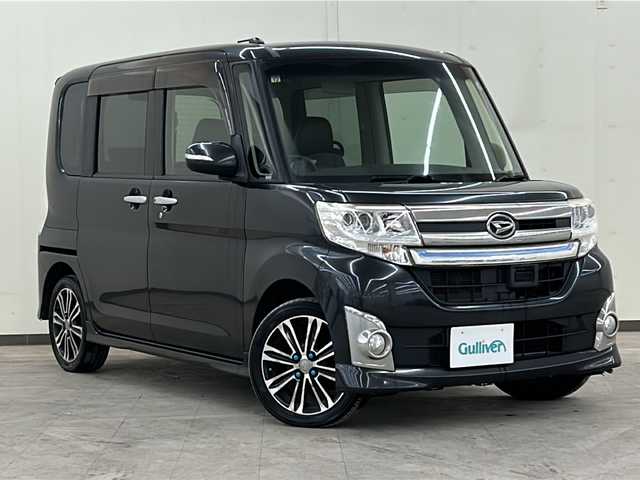 ダイハツ タント カスタム RS トップED SA 道央・札幌 2014(平26)年 9.5万km ブラックマイカメタリック /ワンオーナー//メモリナビ//ワンセグテレビ//ドアバイザー//プッシュスタート//両側パワースライドドア//エンジンスターター//オートライト//冬タイヤ付き