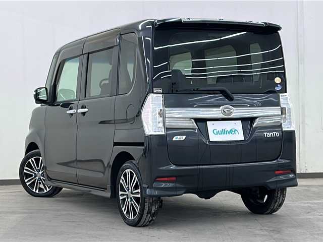 ダイハツ タント カスタム RS トップED SA 道央・札幌 2014(平26)年 9.5万km ブラックマイカメタリック /ワンオーナー//メモリナビ//ワンセグテレビ//ドアバイザー//プッシュスタート//両側パワースライドドア//エンジンスターター//オートライト//冬タイヤ付き