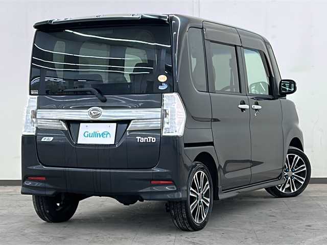 ダイハツ タント カスタム RS トップED SA 道央・札幌 2014(平26)年 9.5万km ブラックマイカメタリック /ワンオーナー//メモリナビ//ワンセグテレビ//ドアバイザー//プッシュスタート//両側パワースライドドア//エンジンスターター//オートライト//冬タイヤ付き