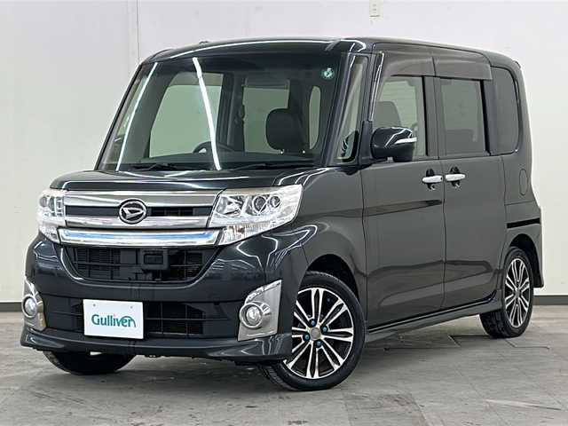 ダイハツ タント カスタム RS トップED SA 道央・札幌 2014(平26)年 9.5万km ブラックマイカメタリック /ワンオーナー//メモリナビ//ワンセグテレビ//ドアバイザー//プッシュスタート//両側パワースライドドア//エンジンスターター//オートライト//冬タイヤ付き