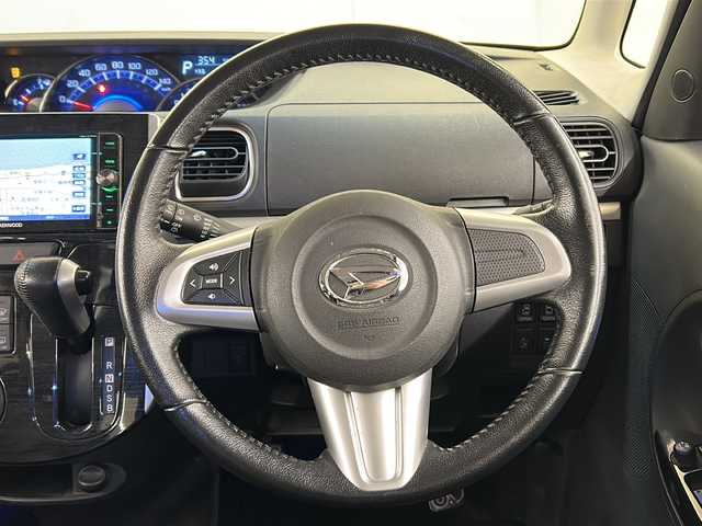 ダイハツ タント カスタム RS トップED SA 道央・札幌 2014(平26)年 9.5万km ブラックマイカメタリック /ワンオーナー//メモリナビ//ワンセグテレビ//ドアバイザー//プッシュスタート//両側パワースライドドア//エンジンスターター//オートライト//冬タイヤ付き