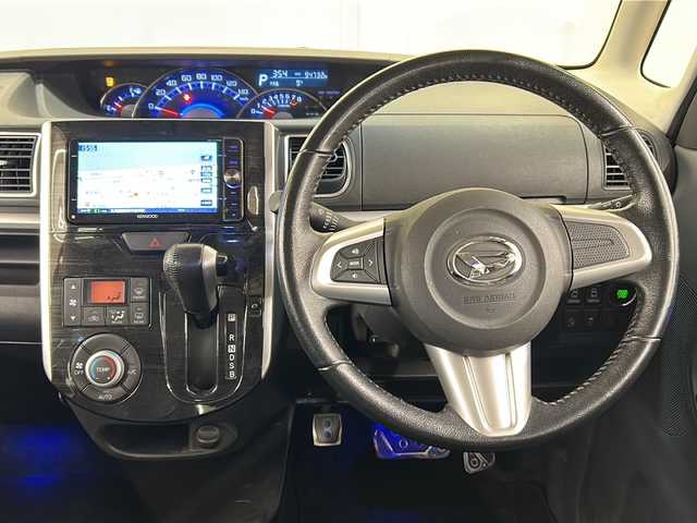 ダイハツ タント カスタム RS トップED SA 道央・札幌 2014(平26)年 9.5万km ブラックマイカメタリック /ワンオーナー//メモリナビ//ワンセグテレビ//ドアバイザー//プッシュスタート//両側パワースライドドア//エンジンスターター//オートライト//冬タイヤ付き