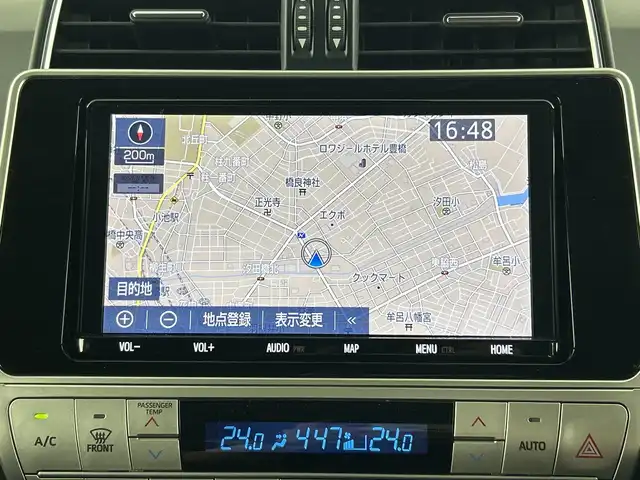 トヨタ ランドクルーザー プラド TX Lパッケージ ブラックED 愛知県 2021(令3)年 5.9万km グレーメタリック ブラックパッケージ/・漆黒メッキフロントグリル/・ピアノブラック加飾LEDフォグランプ/・漆黒メッキバックドアガーニッシュ/・ピアノブラックルーフレール/・ブラック塗装18インチアルミホイール/・ブラック革シート/・ブラックシフトパネル/純正9インチSDナビ/（Bluetooth/フルセグ/バックカメラ/DVD/SD録音）/ビルトインETC/バグガード/セーフティセンス/・プリクラッシュセーフティ/・レーンディパーチャーアラート/・オートマチックハイビーム/・レーダークルーズコントロール/・ロードサインアシスト/トラクションコントロール/ヒルスタートアシスト/LEDヘッドランプ/革巻きステアリング/前席パワーシート/前席快適温熱シート/トノカバー/スマートキー/プッシュスタート