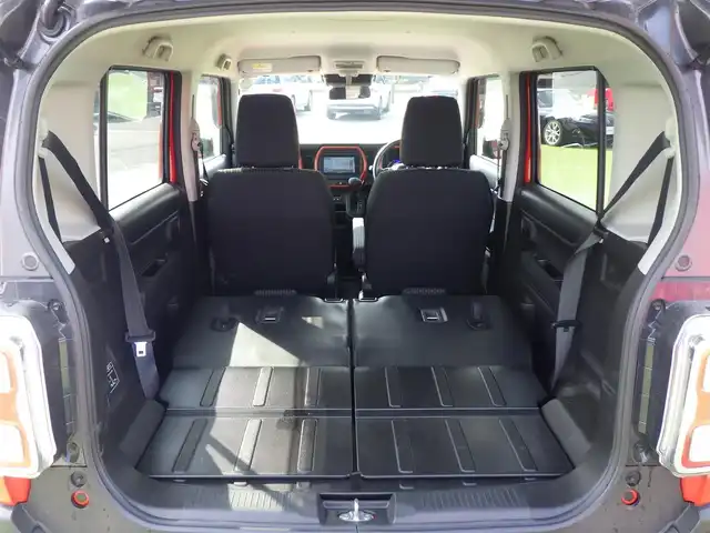 スズキ ハスラー HYBRID G 千葉県 2023(令5)年 3.6万km バーミリオンオレンジ/ガンメタリック2トーン デュアルカメラブレーキサポート/レーダークルーズコントロール/アイドリングストップ/社外メモリーナビ/地デジTV/【DVD/CD再生機能　Bluetooth接続】/前席シートヒーター/ステアリングスイッチ/リアコーナーセンサー/サイド/カーテンエアバッグ/携帯リモコン