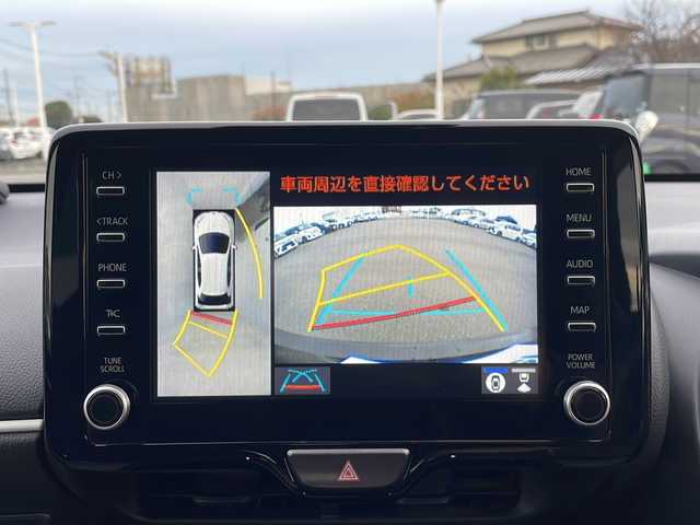 トヨタ ヤリス ハイブリッド Z 茨城県 2023(令5)年 3.4万km ブラック Toyota Safety Sense/純正8インチディスプレイオーディオナビ/-Bluetooth USB スマホ連携/パノラミックビューモニター フロント サイド バックカメラ/レーダークルーズコントロール/レーントレーシングアシスト/LEDヘッドライト/オートハイビーム/ヘッドライトレベライザー/ブラインドスポットモニター/ステアリングスイッチ/ステアリングヒーター/D＋N席シートヒーター/前後コーナーセンサー/純正フロアマット/ビルトインETC2.0