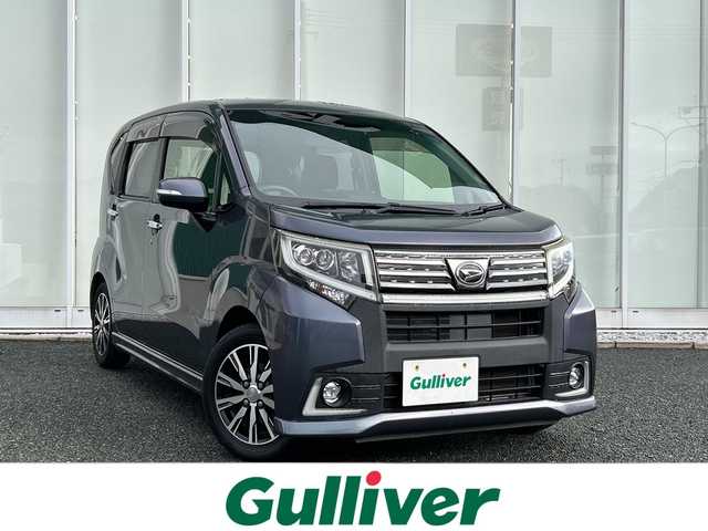 ダイハツ ムーヴ カスタム X ハイパー 福岡県 2015(平27)年 9.8万km メテオライトグレーイリュージョナルP 純正ナビ/【CD/DVD/FM/AM/TV/SD/BT】/バックカメラ/純正ドライブレコーダー/TVキャンセラー/アイドリングストップ/オートエアコン/電動格納ウィンカーミラー/パワーウィンドウ/LEDヘッドライト＆フォグランプ/オートライト