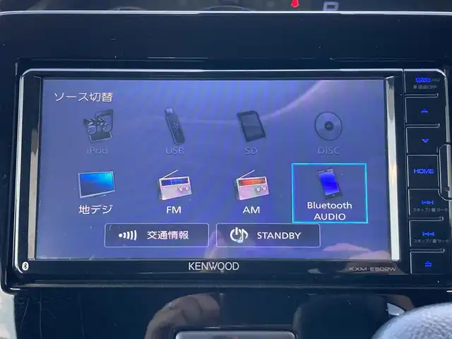 スズキ ワゴンＲ スティングレー HYBRID X 静岡県 2018(平30)年 5.4万km ブルーイッシュブラックパール3 スズキセーフティサポート/純正メモリーナビ(KXM-E502W)/　AM FM CD DVD Bluetooth USB/ビルトインETC/LEDオートヘッドランプ/シートヒーター(運転席)/社外16インチアルミホイール/ヘッドアップディスプレイ/革巻きステアリング/スマートキー＆プッシュスタート/アイドリングストップ/フルセグTV/バックモニター