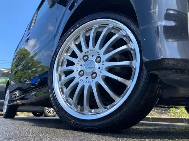 スズキ ワゴンＲ スティングレー HYBRID X 静岡県 2018(平30)年 5.4万km ブルーイッシュブラックパール3 スズキセーフティサポート/純正メモリーナビ(KXM-E502W)/　AM FM CD DVD Bluetooth USB/ビルトインETC/LEDオートヘッドランプ/シートヒーター(運転席)/社外16インチアルミホイール/ヘッドアップディスプレイ/革巻きステアリング/スマートキー＆プッシュスタート/アイドリングストップ/フルセグTV/バックモニター