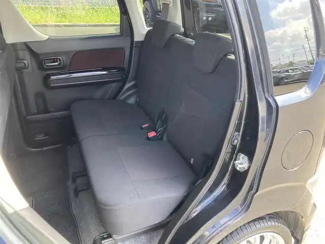 スズキ ワゴンＲ スティングレー HYBRID X 静岡県 2018(平30)年 5.4万km ブルーイッシュブラックパール3 スズキセーフティサポート/純正メモリーナビ(KXM-E502W)/　AM FM CD DVD Bluetooth USB/ビルトインETC/LEDオートヘッドランプ/シートヒーター(運転席)/社外16インチアルミホイール/ヘッドアップディスプレイ/革巻きステアリング/スマートキー＆プッシュスタート/アイドリングストップ/フルセグTV/バックモニター