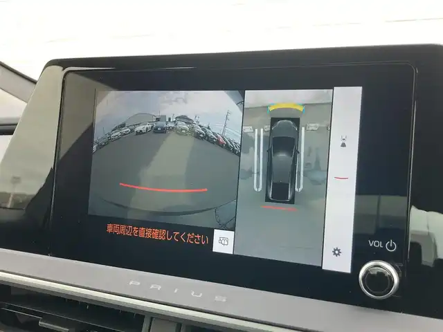 トヨタ プリウス U 静岡県 2023(令5)年 1.5万km アティチュードブラックマイカ トヨタセーフティセンス/純正8インチディスプレイオーディオ/　AM FM Bluetooth Miracast/フルセグTV/パノラミックビューモニター/ステアリングヒーター/ETC2.0/ブラインドスポットモニタリング/電動パーキングブレーキ/オートブレーキホールド/LEDヘッドライト/AC100V/純正フロアマット/スマートキー