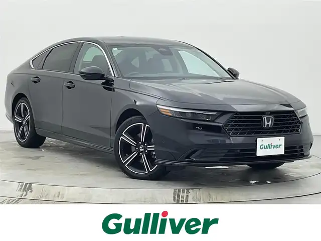 ホンダ アコード e:HEV 宮城県 2024(令6)年 1.2万km クリスタルブラックパール 純正Ｇｏｏｇｌｅ搭載ナビ　/Honda SENSING 360/レザーインテリア　/ＢＯＳＥサウンド　/アンビエントライト /アダプティブクルーズコントロール /メモリ機能付パワーシート /シートヒーター /シーケンシャルランプ /ETC2.0 /衝突軽減ブレーキ/レーンキープアシスト/オートハイビーム/エクスペリエンスセレクションダイヤル/10.2インチフルデジタルグラフィックメーター＋大型ヘッドアップディスプレー/禁煙
