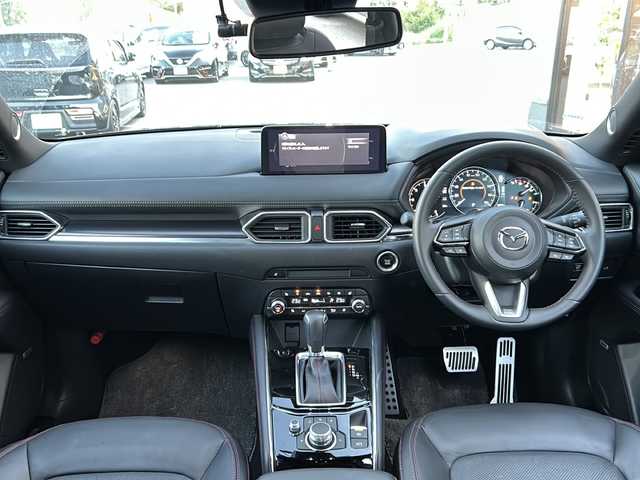 マツダ ＣＸ－５ XD スポーツアピアランス 大阪府 2023(令5)年 1万km ジェットブラックマイカ サンルーフ　衝突軽減　純正ナビ　ＢＯＳＥ　フルセグＴＶ　全周囲カメラ　ＢＴ　レザーシート　温冷席　シートメモリ　ＨＵＤ　オートホールド　パドルシフト　電動リアゲート　ＬＥＤヘッドライト　ＢＳＭ　ＥＴＣ2.0　レーダークルコン　レーンキープアシスト　電格ミラー　オートライト　オートワイパー　プッシュスタート　スマートキー　スペアキー　純正アルミホイール　取扱説明書　前後ドライブレコーダー