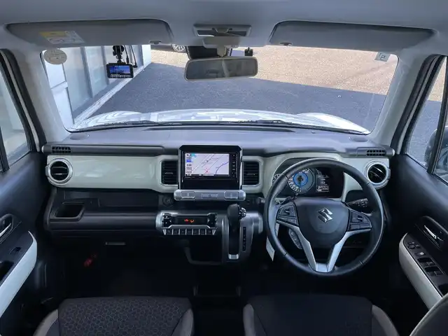 スズキ クロスビー HYBRID MZ 道央・札幌 2019(令1)年 8.2万km ピュアホワイトP ４WD/純正ディーラーOPナビ/CD/DVD/BT/フルセグ/デュアルセンサーブレーキサポート/横滑り防止装置/クルーズコントロール/ヒルディセントコントロール/グリップコントロール/レーンキープアシスト/リアパーキングセンサー/全方位カメラ/ビルトインETC/ドライブレコーダー/アイドリングストップ/SONWMODE/SPORTMODE/前席シートヒーター/革巻きステアリング/ステアリングリモコン/パドルシフト/プッシュスタート/スマートキー/LEDヘッドライト/オートライト/オートハイビーム/フォグランプ/電動格納ミラー/ヒーテッドドアミラー/ウィンカーミラー/純正ラバーフロアマット