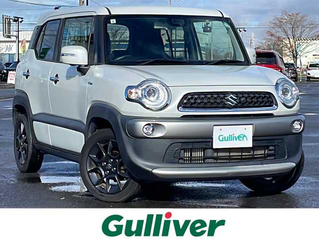 スズキ クロスビー HYBRID MZ 道央・札幌 2019(令1)年 8.2万km ピュアホワイトP ４WD/純正ディーラーOPナビ/CD/DVD/BT/フルセグ/デュアルセンサーブレーキサポート/横滑り防止装置/クルーズコントロール/ヒルディセントコントロール/グリップコントロール/レーンキープアシスト/リアパーキングセンサー/全方位カメラ/ビルトインETC/ドライブレコーダー/アイドリングストップ/SONWMODE/SPORTMODE/前席シートヒーター/革巻きステアリング/ステアリングリモコン/パドルシフト/プッシュスタート/スマートキー/LEDヘッドライト/オートライト/オートハイビーム/フォグランプ/電動格納ミラー/ヒーテッドドアミラー/ウィンカーミラー/純正ラバーフロアマット