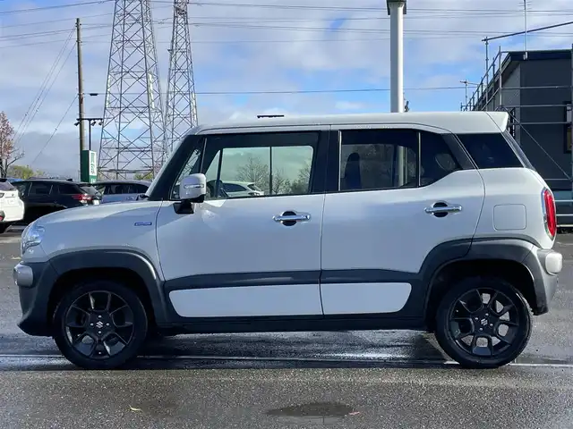 スズキ クロスビー HYBRID MZ 道央・札幌 2019(令1)年 8.2万km ピュアホワイトP ４WD/純正ディーラーOPナビ/CD/DVD/BT/フルセグ/デュアルセンサーブレーキサポート/横滑り防止装置/クルーズコントロール/ヒルディセントコントロール/グリップコントロール/レーンキープアシスト/リアパーキングセンサー/全方位カメラ/ビルトインETC/ドライブレコーダー/アイドリングストップ/SONWMODE/SPORTMODE/前席シートヒーター/革巻きステアリング/ステアリングリモコン/パドルシフト/プッシュスタート/スマートキー/LEDヘッドライト/オートライト/オートハイビーム/フォグランプ/電動格納ミラー/ヒーテッドドアミラー/ウィンカーミラー/純正ラバーフロアマット