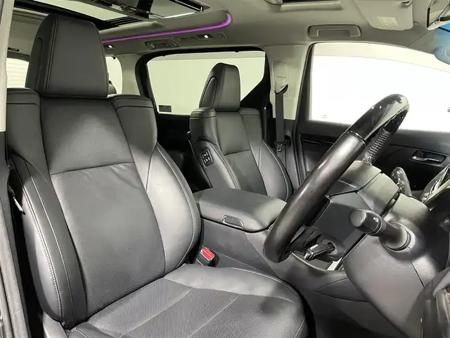 トヨタ アルファード S Cパッケージ 大阪府 2018(平30)年 4.3万km ブラック サンルーフ 黒革シート 三眼LED ALPINE11incナビTV バックカメラ フリップダウンモニター パワーシート/ヒーター/エアコン 電動リアゲート レーダーC 衝突軽減ブレーキ レーンアシスト 前後ドライブレコーダー