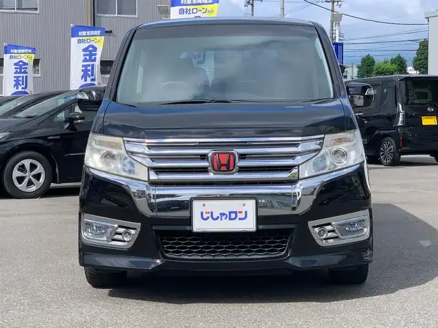 ホンダ ステップワゴン スパーダ S 福井県 2014(平26)年 9.8万km プレミアムスパークルブラックパール (株)IDOMが運営する【じしゃロン福井店】の自社ローン対象車両になります。こちらは現金またはオートローンご利用時の価格です。自社ローンご希望の方は別途その旨お申付け下さい/純正ナビ（CD・DVD・BT接続可）/フルセグテレビ/バックカメラ/ETC/両側パワースライドドア/クルーズコントロール