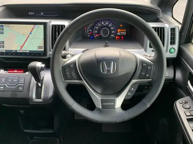 ホンダ ステップワゴン スパーダ S 福井県 2014(平26)年 9.8万km プレミアムスパークルブラックパール (株)IDOMが運営する【じしゃロン福井店】の自社ローン対象車両になります。こちらは現金またはオートローンご利用時の価格です。自社ローンご希望の方は別途その旨お申付け下さい/純正ナビ（CD・DVD・BT接続可）/フルセグテレビ/バックカメラ/ETC/両側パワースライドドア/クルーズコントロール