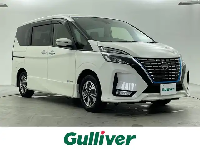日産 セレナ e－パワー ハイウェイスター V 福井県 2022(令4)年 3.8万km ブリリアントホワイトパール 純正10インチSDナビ/（フルセグTV/AM/FM/CD/DVD/BT/SD/HDMI）/全周囲モニター/デジタルインナーミラー/ブラインドスポットモニター/プロパイロット/フロント、バックソナー/電動パーキングブレーキ/オートブレーキホールド/両側パワースライドドア/ETC/前後ドライブレコーダー/スマートキー（スペア1本）/取扱説明書/保証書