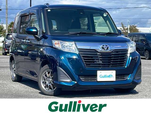 トヨタ ルーミー X S 道央・札幌 2017(平29)年 11.2万km レーザーブルークリスタルシャイン ４ＷＤ　/社外メモリナビ/【ＣＤ／ＤＶＤ／ＢＤ／ＳＤ／フルセグＴＶ】/バックカメラ/パワースライドドア/プッシュスタート/スマートキー/横滑り防止装置/アイドリングストップ/オートライト/ヘッドライトライトレベライザー/ホイール付スタッドレスタイヤ/ＥＴＣ/オート電動格納ミラー/ドアバイザー/保証書