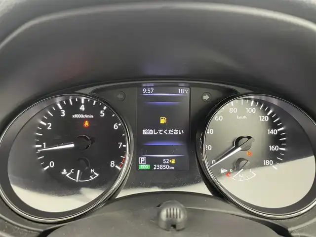 日産 エクストレイル 20Xi 富山県 2018(平30)年 2.4万km ダイヤモンドブラック 純正ナビ（AM/FM/DVD/BT/フルセグ）/全方位カメラ/ドライブレコーダー/ETC/デジタルインナーミラー/レザーシート/衝突被害軽減システム/レーダークルーズコントロール/レーンキープアシスト/コーナーセンサー/横滑り防止装置/アイドリングストップ/純正アルミホイール/純正フロアマット/パワーバックドア/オートLEDライト/オートホールド付電子パーキング/革巻きステアリング/ステアリングスイッチ/スマートキー/スペアキー