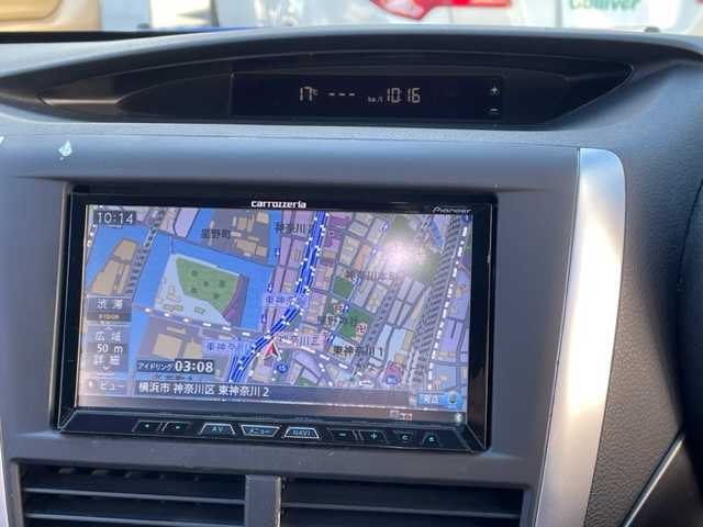 スバル インプレッサ ＷＲＸ STi 神奈川県 2012(平24)年 15.1万km WRブルーマイカ 4WDターボ/社外HDDナビ【AVIC-ZH99】/・DTV/CD/DVD/MSV/BT/バックカメラ/ハーフレザーシート/D席パワーシート/リアスポイラー/社外18インチAW【BSJ】/社外マフラー【フジツボ】/ドライブレコーダー/ETC/横滑り防止機能/革巻きステアリング/プッシュEgスタート/ストップ/スマートキー×2/純正HIDヘッドライト/フロント/バックフォグ/ターンランプ付き電動格納ドアミラー/社外フロアマット