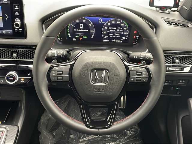 ホンダ シビック e:HEV 沖縄県 2022(令4)年 2.2万km クリスタルブラックパール 純正９型コネクトナビ　/　(フルセグTV Bluetooth FM/AM)　/ＢＯＳＥサウンド　/バックカメラ　/ＬＥＤヘッドライト　/前後ドライブレコーダー　/アダプティブクルーズコントロール　/ハーフレザーシート　/パワーシート/ホンダセンシング/ETC2.0
