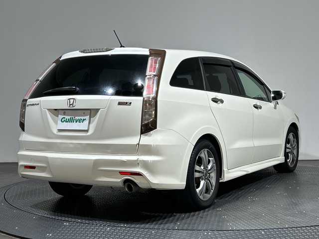 ホンダ ストリーム RSZ HDDナビパッケージ 愛媛県 2011(平23)年 9.5万km プレミアムホワイトパール 純正ナビ/バックカメラ/ETC/前後ドライブレコーダー/パドルシフト/オートライト/スペアキー
