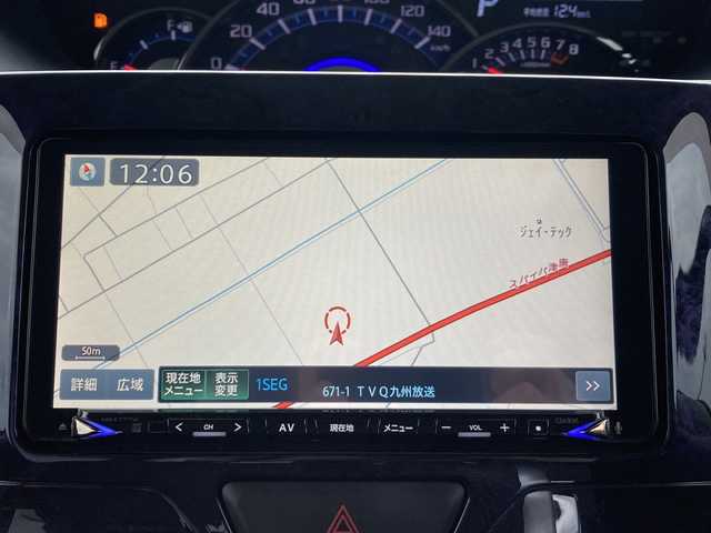 ダイハツ タント カスタム RS トップED SA Ⅲ 佐賀県 2018(平30)年 5.8万km メテオライトグレーイリュージョナルP Clarionナビ/バックカメラ/両側パワースライドドア/プリクラッシュセーフティ/レーンキープアシスト/オートハイビーム/誤発進抑制機能/ETC/ハーフレザーシート/シートヒーター/ステアリングリモコン/プッシュスタート/スマートキー/LEDヘッドライト/フォグライト/純正アルミホイール