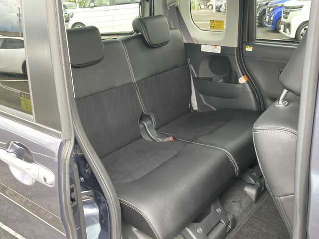 ダイハツ タント カスタム RS トップED SA Ⅲ 佐賀県 2018(平30)年 5.8万km メテオライトグレーイリュージョナルP Clarionナビ/バックカメラ/両側パワースライドドア/プリクラッシュセーフティ/レーンキープアシスト/オートハイビーム/誤発進抑制機能/ETC/ハーフレザーシート/シートヒーター/ステアリングリモコン/プッシュスタート/スマートキー/LEDヘッドライト/フォグライト/純正アルミホイール