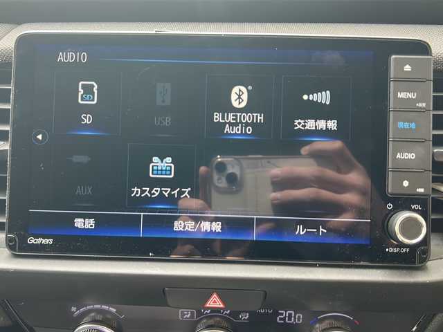 ホンダ フィット e:HEVクロスター 神奈川県 2020(令2)年 5.6万km サーフブルー/ブラック ワンオーナー/純正ナビ/（CD/DVD/AM/FM/SD/USB/AUX/BT/フルセグTV)/バックカメラ/前後ドライブレコーダー/オプション静止画撮影機能/ETC2.0/レーダークルーズコントロール/電動パーキングブレーキ/コーナーセンサー/横滑り防止装置/路外逸脱抑制機能/踏み間違い衝突軽減システム/ABS/ドアバイザー/ISOFIX/純正フロアマット/純正アルミホイール/スペアキー×１/保証書/取扱説明書