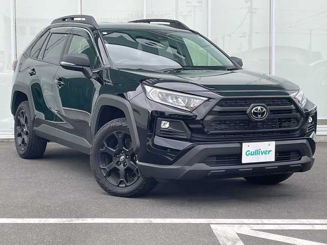 トヨタ ＲＡＶ４ アドベンチャー オフロードPKGⅡ 神奈川県 2024(令6)年 1.7万km アティチュードブラックマイカ 純正ディスプレイオーディオ/Bluetooth/AppleCarPlay/AndroidAuto/追従式クルーズコントロール/全周囲カメラ/純正ドライブレコーダー/電動リアゲート/パワーシート/シートヒーター/エアシート/ステアリングヒーター/ルーフレール/ETC2.0/LEDヘッドライト/フォグランプ/オートブレーキホールド/ダウンヒルアシストコントロール/オートマチックハイビーム/コーナーセンサー/リフトアップ/横滑り防止装置/レーンキープアシスト/純正フロアマット/純正アルミホイール/盗難防止装置/カーテンエアバック