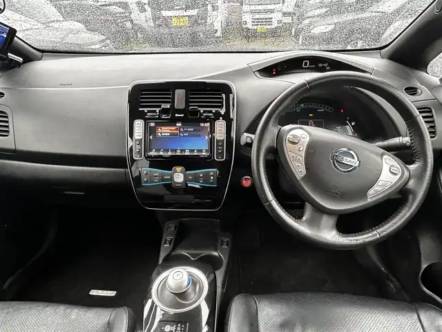 日産 リーフ G サンクスエディション 福島県 2017(平29)年 10万km スーパーブラック 純正メモリーナビ/BT/CD/DVD/プッシュスタート/スマートキー/バックカメラ/全方位カメラ/前後ドライブレコーダー/ハンドルヒーター/レザーシート/両席シートヒーター/横滑り防止/LEDヘッドライト/オートライト