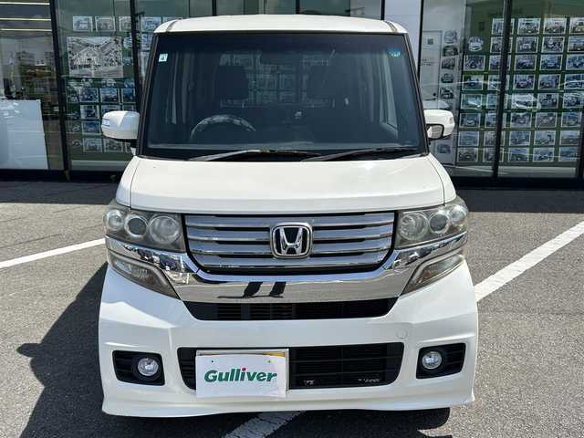 ホンダ Ｎ ＢＯＸ カスタム G Lパッケージ 長崎県 2013(平25)年 7.8万km プレミアムホワイトパール 純正オーディオ（ＡＭ／ＦＭ／ＣＤ／ＡＵＸ／ＵＳＢ）/ＥＴＣ/片側パワスラ/純正アルミ/純正フロアマット/スペアキー/スマートキー/オートライト/横滑り防止装置/保証書/取扱説明書/記録簿/ワンオーナー