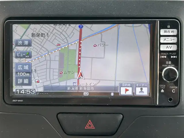 ダイハツ タント L スマートセレクション SA 新潟県 2014(平26)年 12.4万km コットンアイボリー インパネCVT/冬タイヤ付き/純正HDDナビ/Bluetooth接続/純正14インチアルミホイール/ABS/両側スライドドア/エアコン