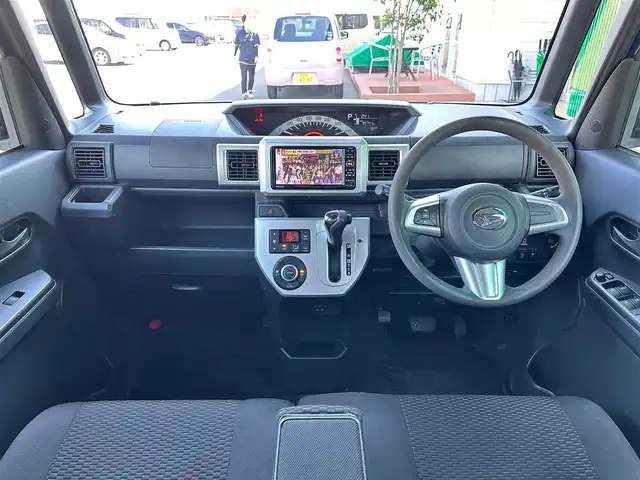 ダイハツ ウェイク L SA 宮城県 2015(平27)年 9.1万km ブルーメタリック 純正7インチナビ/(ワンセグTV/CD/SD)/バックカメラ/衝突軽減防止システム/アイドリングストップ/片側パワースライドドア/オートエアコン/ステアリングスイッチ/横滑り防止/プッシュスタート＆スマートキー/電動格納ミラー/ドアバイザー/スペアキー/純正フロアマット