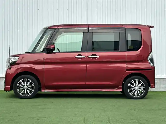 ダイハツ タント カスタムRS トップED LTD SAⅢ 香川県 2018(平30)年 2.4万km ファイアークォーツレッドM 登録時走行距離：23999km/純正SDナビゲーション/→フルセグ/→CD/DVD/全方位カメラ/両側パワースライドドア/ETC/ドライブレコーダー/プッシュスタート/ステアリングリモコン/LEDオートライト/オートハイビーム/フォグランプ/ベンチシート/スマートキー/スペアキー