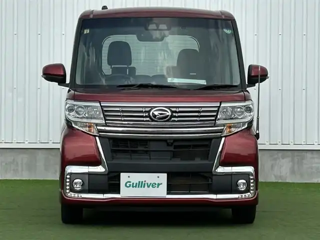 ダイハツ タント カスタムRS トップED LTD SAⅢ 香川県 2018(平30)年 2.4万km ファイアークォーツレッドM 登録時走行距離：23999km/純正SDナビゲーション/→フルセグ/→CD/DVD/全方位カメラ/両側パワースライドドア/ETC/ドライブレコーダー/プッシュスタート/ステアリングリモコン/LEDオートライト/オートハイビーム/フォグランプ/ベンチシート/スマートキー/スペアキー