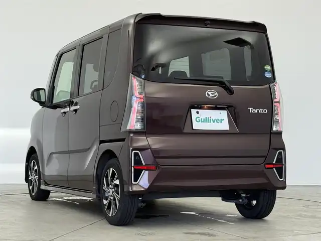 ダイハツ タント カスタム X 愛知県 2019(令1)年 3.6万km プラムブラウンクリスタルマイカ 社外ナビ/・Bluetooth/・フルセグTV/両側パワースライドドア/スマートアシスト/フォグランプ/ハーフレザーシート/バックカメラ/パーキングソナー　/後席サンシェード/ステアリングリモコン