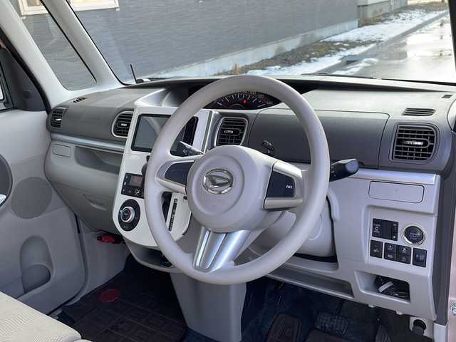 ダイハツ タント X ホワイトアクセント SAⅢ 道北・旭川 2016(平28)年 10.1万km ホワイト/ライトローズマイカメタリックⅡ 2トーン /4WD//禁煙//社外ナビ/CD/BT/DVD/フルセグ/SD/USB//片側電動ドア//純正エンジンスターター//スマートアシスト3//衝突軽減ブレーキ//オートハイビーム//前後誤発進抑制機能//先行発車告知//横滑り防止//アイドリングストップ//運転席シートヒーター//オートライト//純正ゴムマット//ドアバイザー//スペアキー//スマートキー//保証書