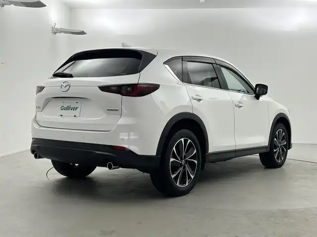 マツダ ＣＸ－５ XD Lパッケージ 福井県 2022(令4)年 1.6万km スノーフレイクホワイトパールマイカ i-ACTIVE SENSE/-衝突軽減ブレーキ/-ブラインドスポットモニター/-レーンキープアシスト/-レーダークルーズコントロール/-パーキングセンサー/10.25インチマツダコネクトナビ/-Bluetooth/-USB/-AM/-FM/アラウンドビューモニター/白レザーシート/-前席パワーシート/-前席シートヒーター/革巻きステアリング/-ステアリングヒーター/-パドルシフト/BOSEサウンド/ハンズフリーパワーバックドア/LEDオートライト/ETC/おくだけ充電