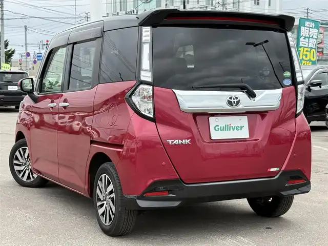トヨタ タンク カスタムG S 道南・函館 2017(平29)年 5.7万km ブラックマイカ/マゼンダベリーメタリック ・寒冷地仕様/・社外メモリナビ/・フルセグTV/・全方位カメラ/・後席モニター/・ビルトインETC/・前後ドライブレコーダー/・スマートアシストIII//衝突回避支援ブレーキ機能//誤発進抑制制御機能//車線逸脱機能//先行車発進お知らせ機能//オートハイビーム/・両側パワースライドドア/・前席シートヒーター/・ワイパーデアイサー/・クルーズコントロール/・LEDヘッドライト/・フロントフォグランプ/・オートライト/・スマートキー/・エンジンプッシュスタート