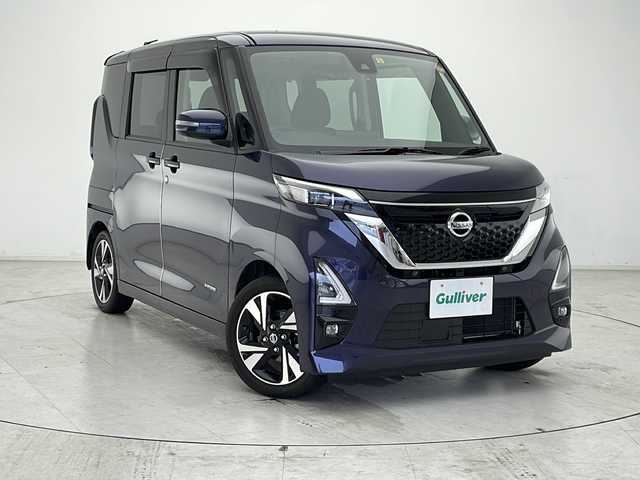 日産 ルークス HWS X プロパイロットED 千葉県 2023(令5)年 0.6万km アメジストパープル 全方位カメラ/プロパイロット/両側パワースライドドア/レーンキープアシスト/コーナーセンサー/LEDヘッドライト/スマートキー/横滑り防止装置