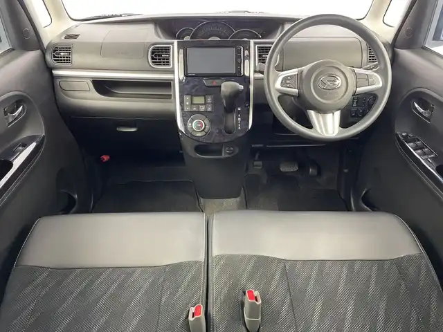 ダイハツ タント カスタム X トップED SA Ⅲ 新潟県 2017(平29)年 6.5万km ナイトシャドーパープルクリスタルM 純正メモリナビ【NMZK-W67D】/　フルセグTV/Bluetooth/CD/DVD/USB/衝突被害軽減ブレーキ/レーンキープアシスト/コーナーセンサー/バックモニター/ハーフレザーシート/D席シートヒーター/片側パワースライドドア/アイドリングストップ/LEDヘッドライト/オートマチックハイビーム