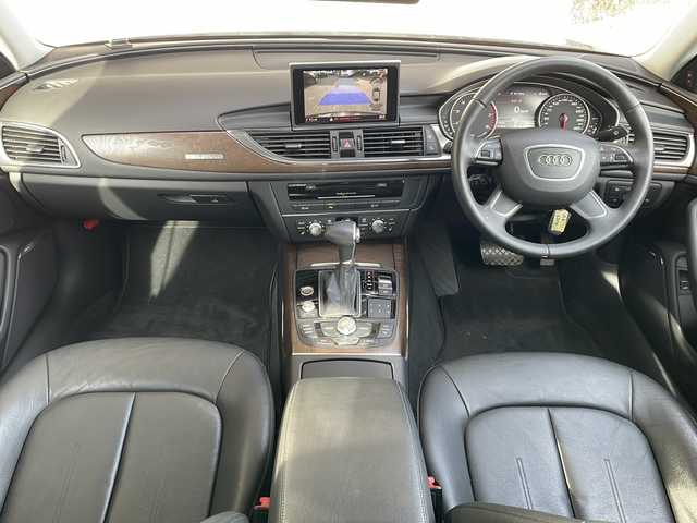 アウディ Ａ６ 2．8 FSI クワトロ 長野県 2015(平27)年 12.7万km 黒 ブラックレザーシート/純正ナビ/バックカメラ/ETC/BOSEサウンド/社外18インチアルミ/社外アルミ夏タイヤ積込/前後コーナーセンサー/シートヒーター/プッシュスタート/保証書/スペアキー