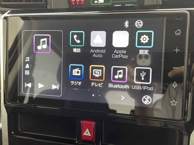 ダイハツ トール カスタムG 茨城県 2025(令7)年 0.6万km パールホワイトⅢ 純正ディスプレイオーディオ/両側パワースライドドア/バックカメラ/レーダークルーズコントロール/ステアリングスイッチ/革巻きハンドル/シートヒーター/HDMI/LEDヘッドライト/フォグランプ/オートライト/純正ドライブレコーダー/純正フロアマット/純正アルミホイール/スマートキー
