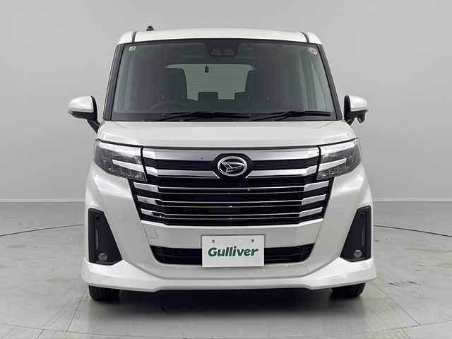 ダイハツ トール カスタムG 茨城県 2025(令7)年 0.6万km パールホワイトⅢ 純正ディスプレイオーディオ/両側パワースライドドア/バックカメラ/レーダークルーズコントロール/ステアリングスイッチ/革巻きハンドル/シートヒーター/HDMI/LEDヘッドライト/フォグランプ/オートライト/純正ドライブレコーダー/純正フロアマット/純正アルミホイール/スマートキー