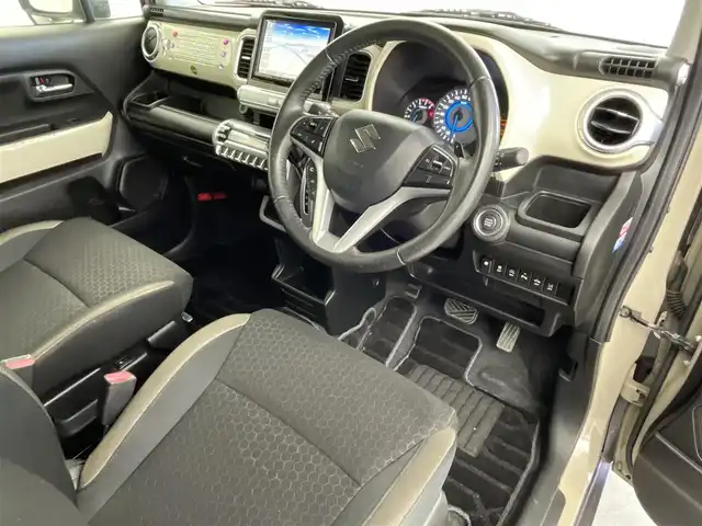 スズキ クロスビー HYBRID MZ 群馬県 2018(平30)年 4.5万km キャラバンアイボリーパールメタリック/ホワイト 2トーンルーフ 純正８インチナビ　全方位モニター　クルーズコントロール　ＬＥＤライト　フォグランプ　シートヒーター　純正１６インチアルミホイール　ステアリングリモコン　プッシュスタート　スマートキー　禁煙車