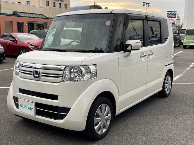 ホンダ Ｎ ＢＯＸ SSパッケージ 長崎県 2017(平29)年 8.1万km プレミアムホワイトパールⅡ 純正SDナビ/CD/DVD/BT/ワンセグTV/バックカメラ/両側パワースライドドア/前席シートヒーター/ステアリングスイッチ/LEDヘッドライト/ビルトインETC